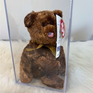 Ty(85) FIFA Champion Brown Plush Bear with Red Tag USA